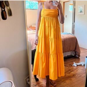 Zara Yellow Maxi Dress